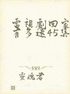 电视剧回家的路有多远45集剧情