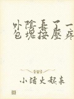 外阴长了一个硬包块按压疼痛出血