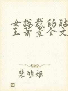 女总裁的贴身兵王萧晨全文阅读