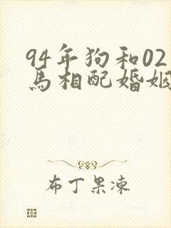 94年狗和02马相配婚姻如何