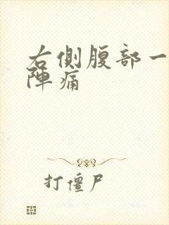 右侧腹部一阵一阵痛封面
