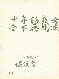 少年的熟女天国全本无删减