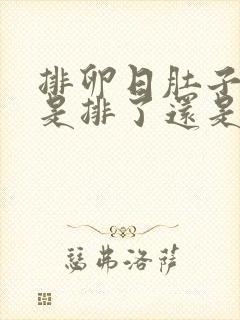 排卵日肚子坠胀是排了还是正在排