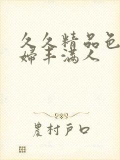 久久精品色妇熟妇丰满人