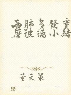 两肺多发实性及磨玻璃小结节