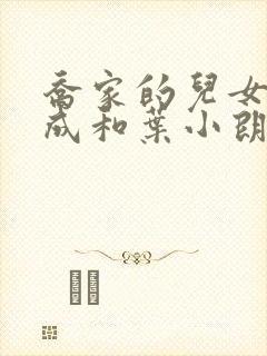 乔家的儿女乔一成和叶小朗结局封面