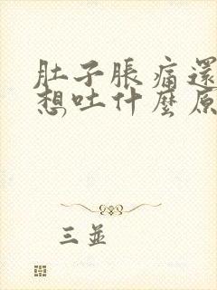 肚子胀痛还恶心想吐什么原因引起的