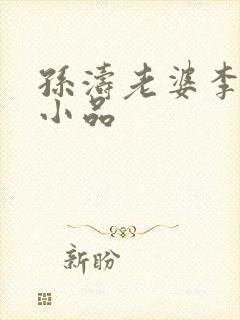 孙涛老婆李莉的小品