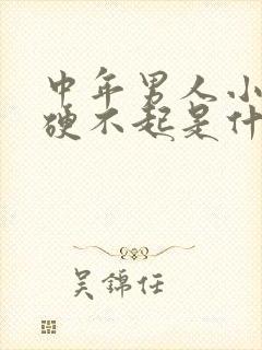 中年男人小弟弟硬不起是什么原因