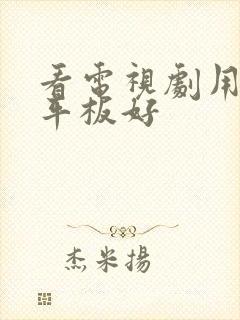 看电视剧用什么平板好