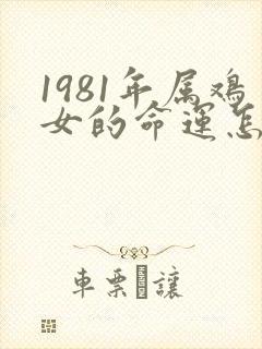 1981年属鸡女的命运怎么样