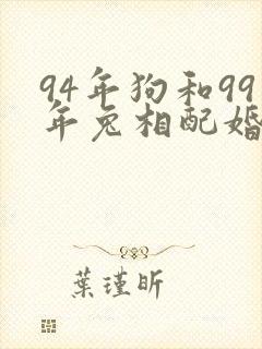 94年狗和99年兔相配婚姻如何
