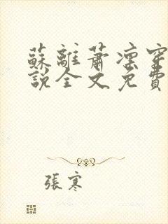 苏离萧凛穿越小说全文免费阅读封面