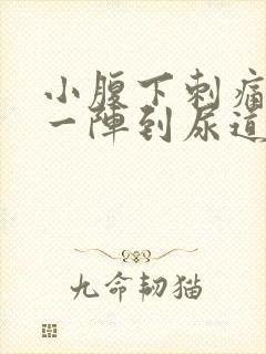 小腹下刺痛一阵一阵到尿道