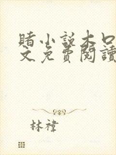 赌小说木口银全文免费阅读笔趣阁