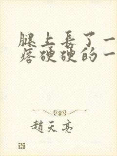 腿上长了一个疙瘩硬硬的一碰就痛封面