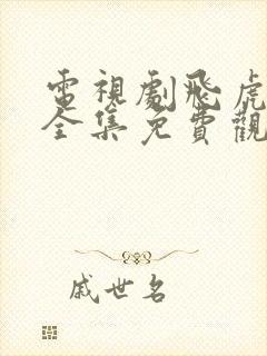 电视剧飞虎神鹰全集免费观看封面