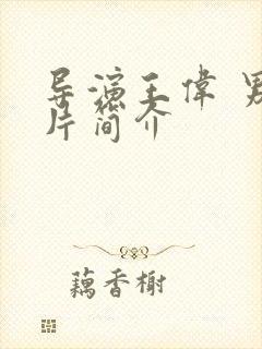 导演王伟 男照片简介封面