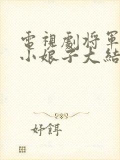 电视剧将军家的小娘子大结局