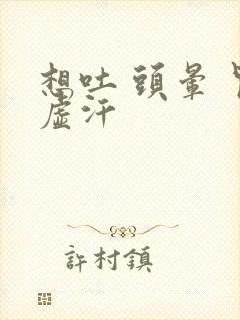 想吐 头晕 冒虚汗