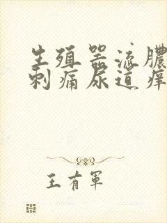 生殖器流脓小便刺痛尿道痒