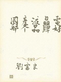 国产液晶电视机哪个品牌好封面