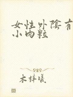 女性外阴有白色小肉粒