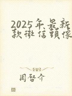 2025年最新款微信头像