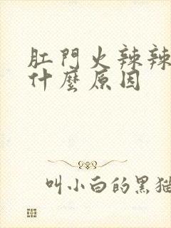 肛门火辣辣疼是什么原因