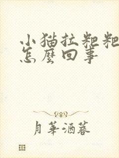 小猫拉粑粑有血怎么回事