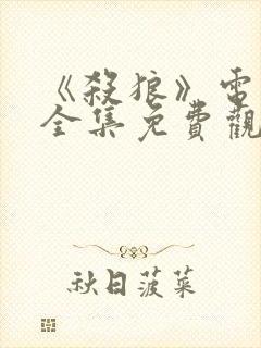 《杀狼》电视剧全集免费观看高清