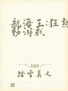 航海王:狂热行动游戏封面