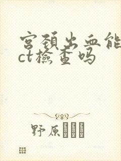 宫颈出血能做tct检查吗