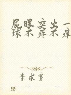 屁眼突出一个肉球不疼不痒