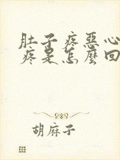 肚子疼恶心浑身疼是怎么回事