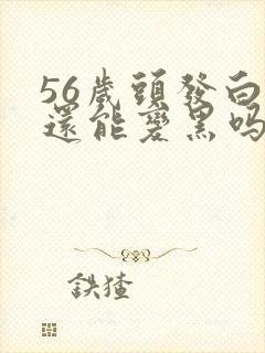 56岁头发白了还能变黑吗