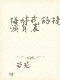 梅婷我的后半生演员表封面