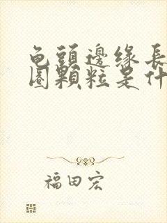 龟头边缘长了一圈颗粒是什么