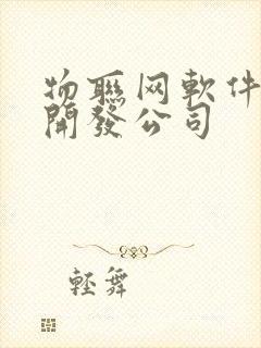 物联网软件平台开发公司