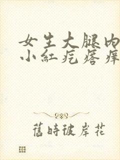 女生大腿内侧起小红疙瘩痒怎么回事