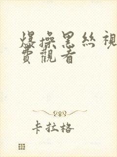 爆操黑丝视频免费观看