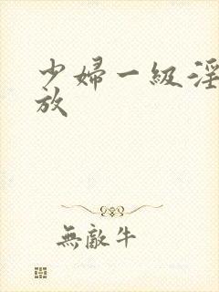 少妇一级淫片播放