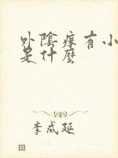 外阴痒有小疙瘩是什么