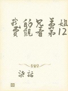 我的兄弟姐妹免费观看第12集剧情封面