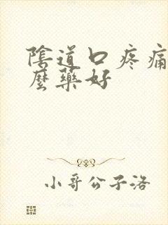 阴道口疼痛用什么药好