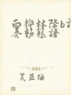 白桦林降b调伴奏动态谱