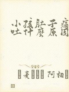 小孩肚子痛还呕吐什么原因引起的