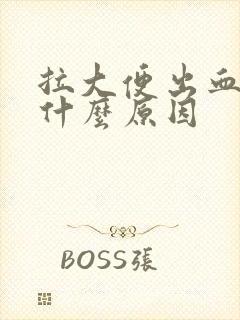 拉大便出血了是什么原因