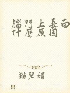 脑门上长白发是什么原因