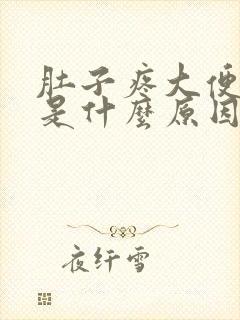 肚子疼大便困难是什么原因